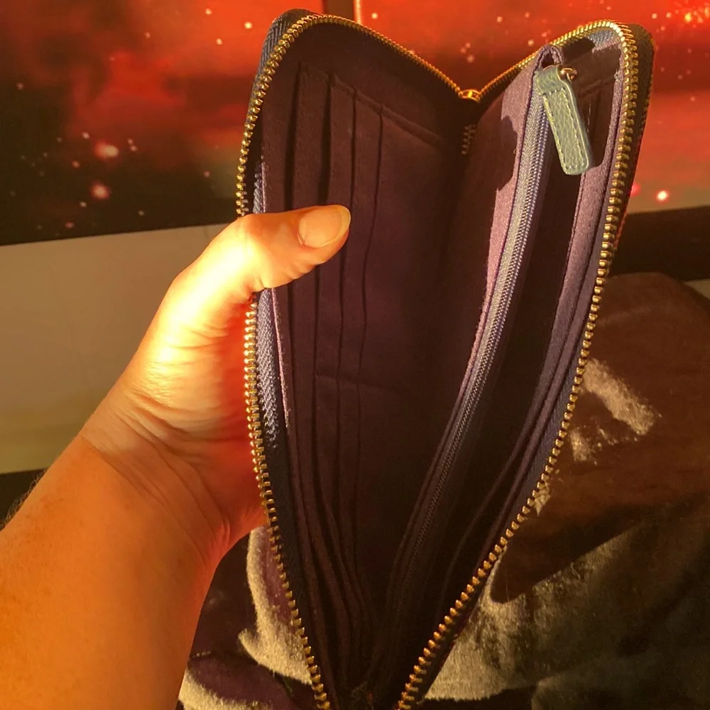 Lands’ End Plaid Wristlet